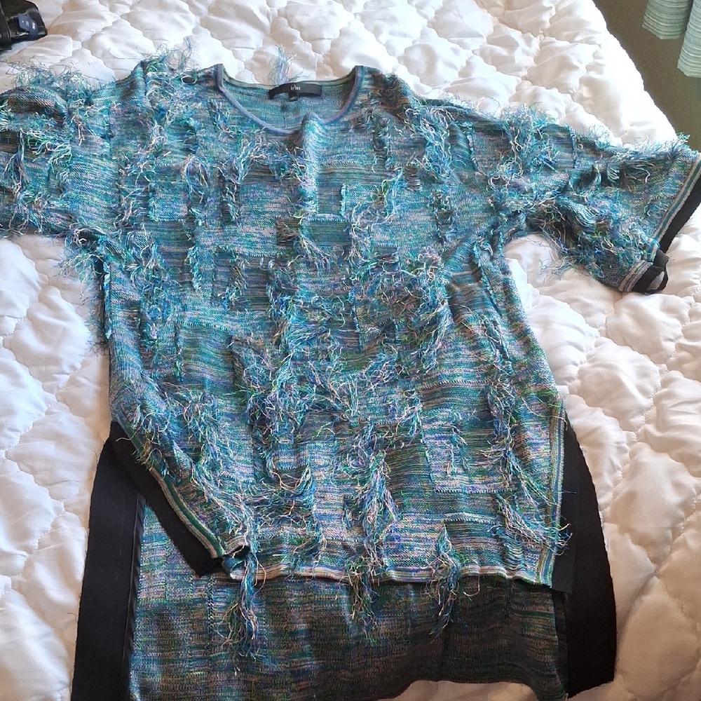 Behno Multicolor Textured Tunic